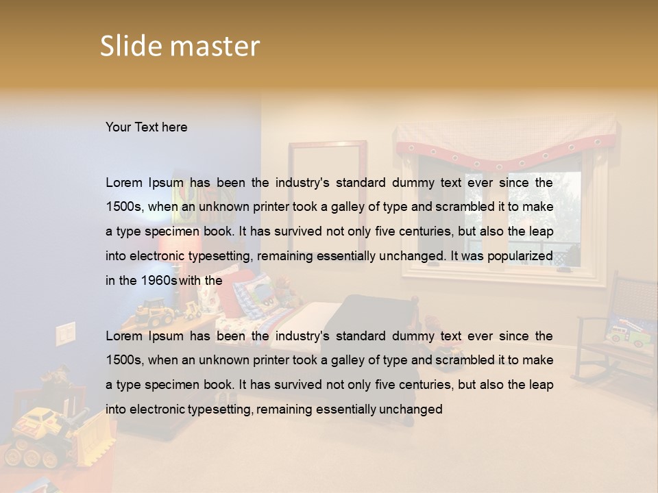 Kids Room PowerPoint Template