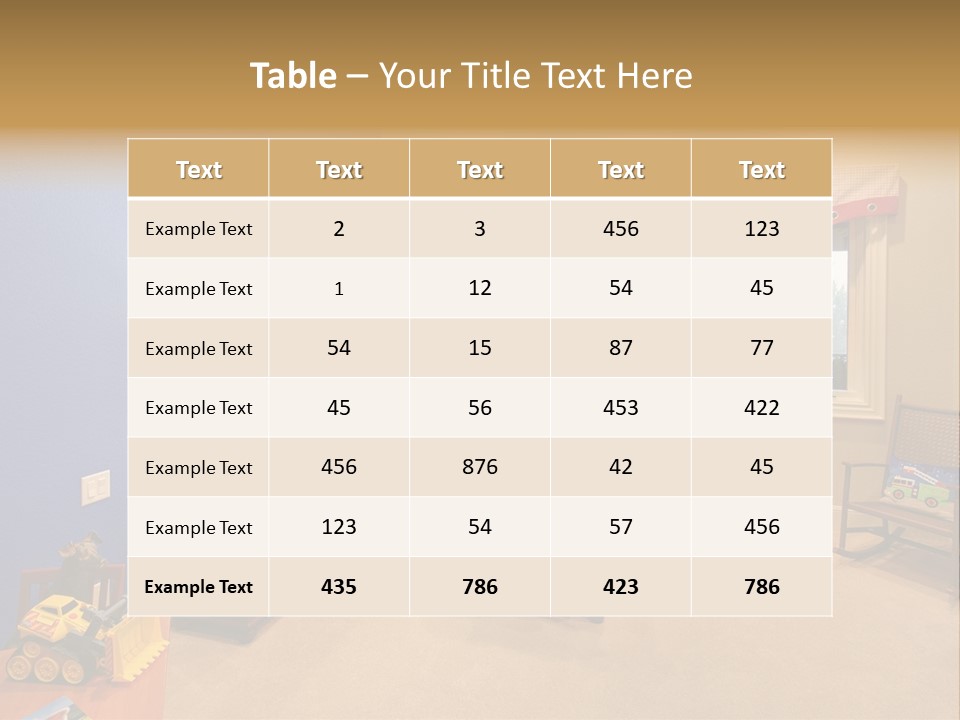 Kids Room PowerPoint Template