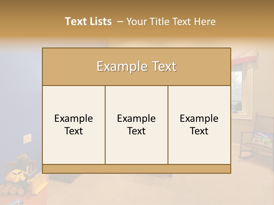 Kids Room PowerPoint Template