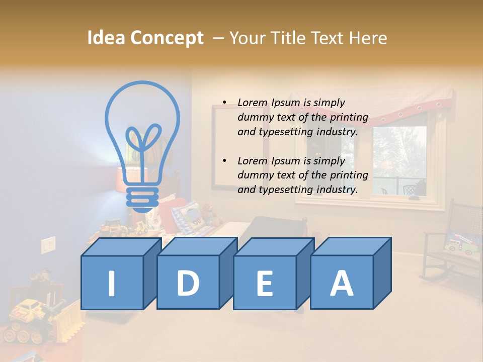 Kids Room PowerPoint Template