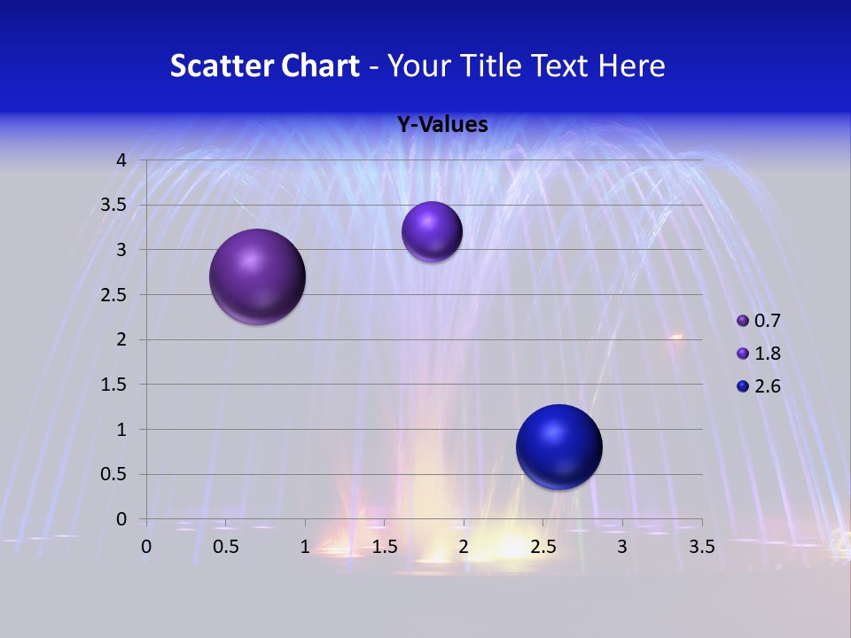 Fountain Lights PowerPoint Template