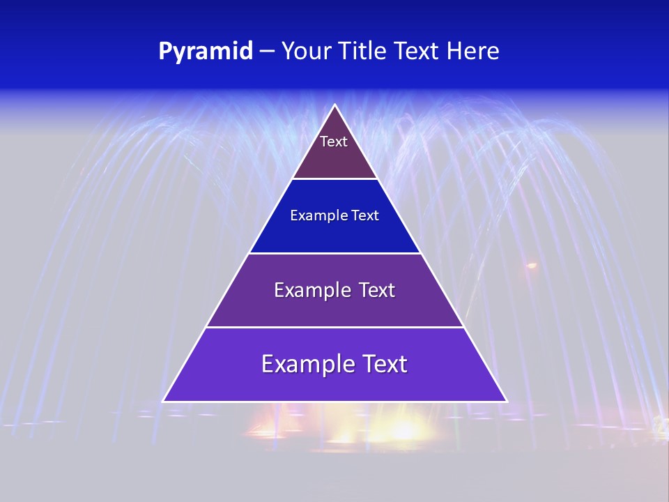 Fountain Lights PowerPoint Template