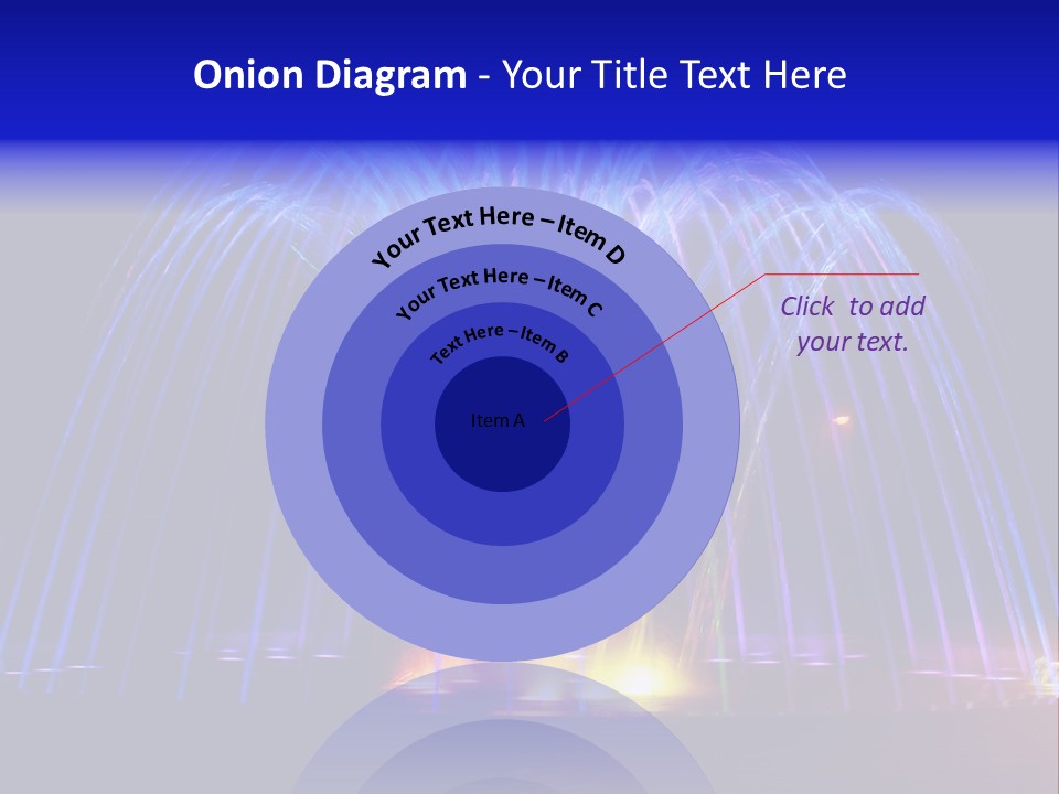 Fountain Lights PowerPoint Template