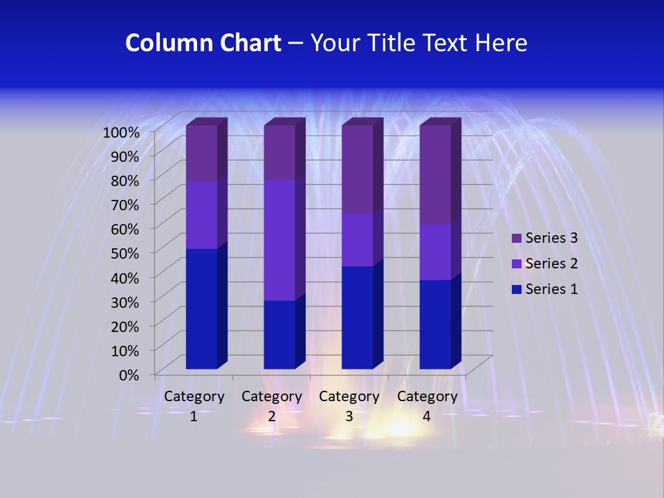 Fountain Lights PowerPoint Template