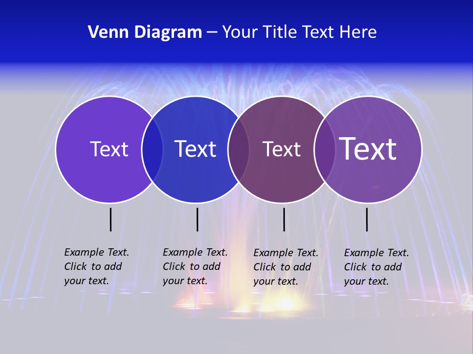 Fountain Lights PowerPoint Template