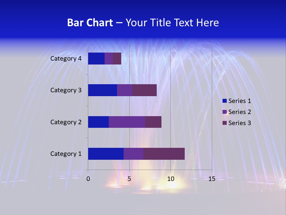 Fountain Lights PowerPoint Template