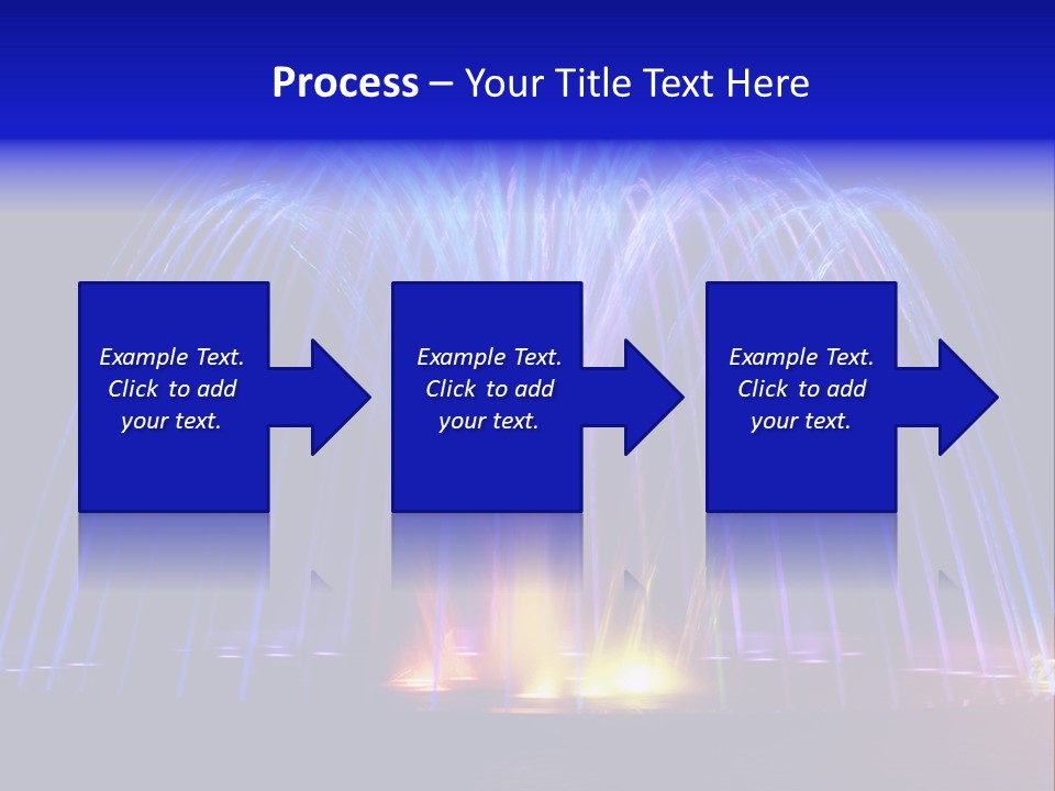 Fountain Lights PowerPoint Template