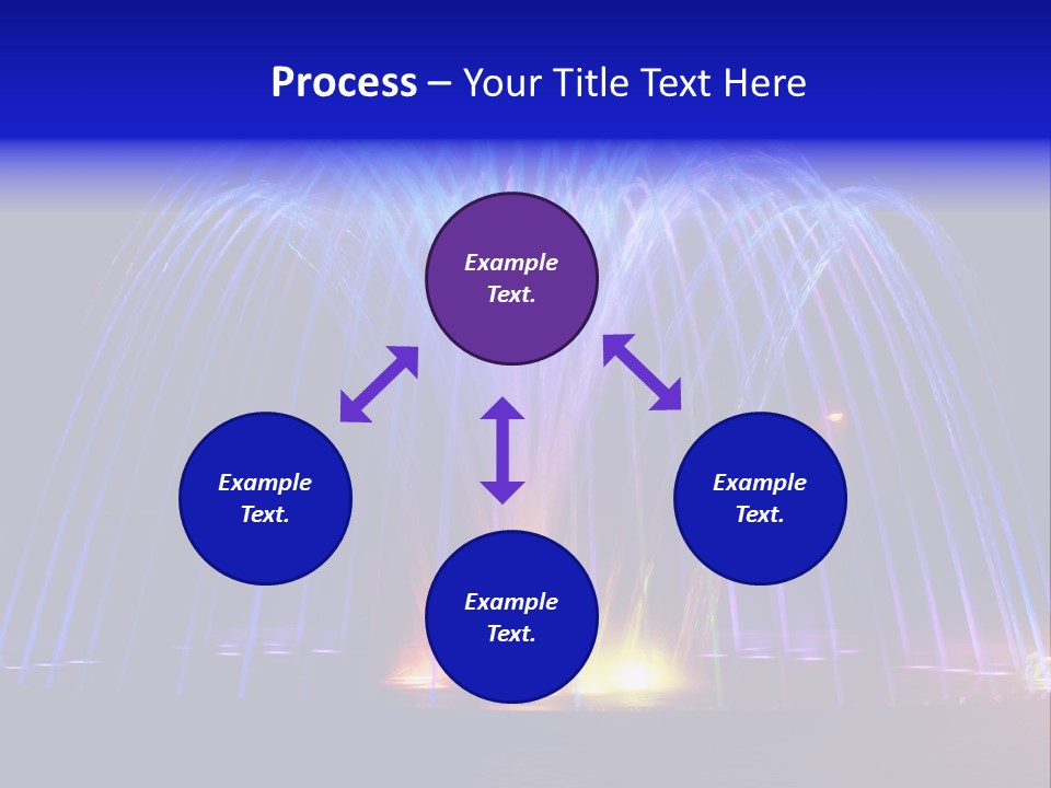 Fountain Lights PowerPoint Template