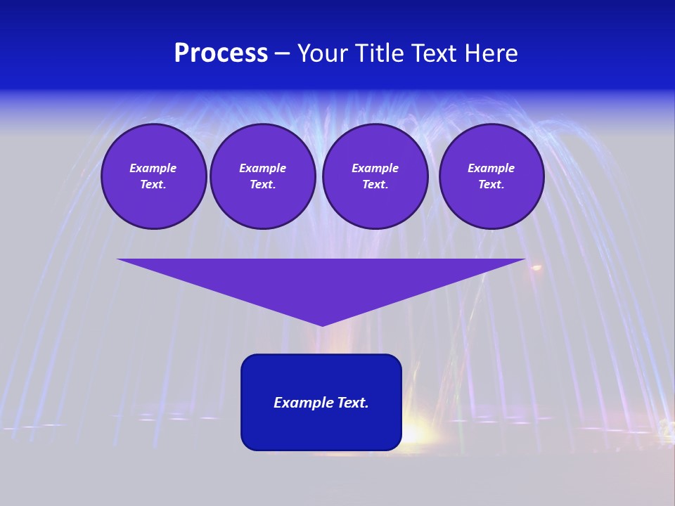 Fountain Lights PowerPoint Template