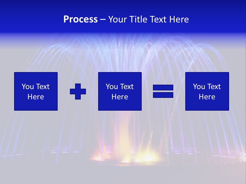 Fountain Lights PowerPoint Template