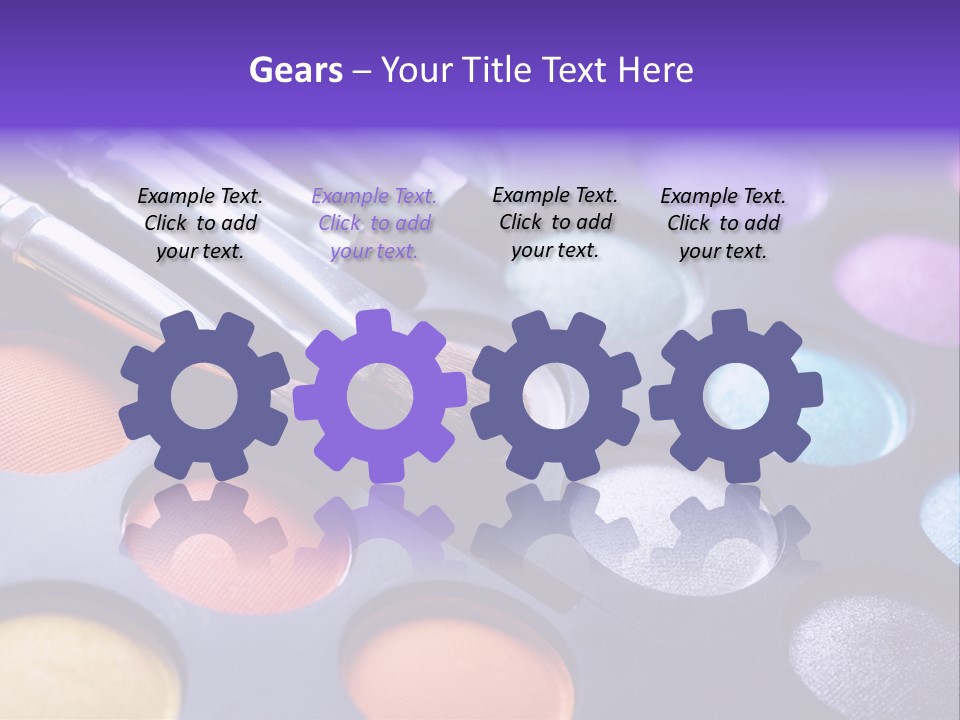 Makeup Brushes PowerPoint Template