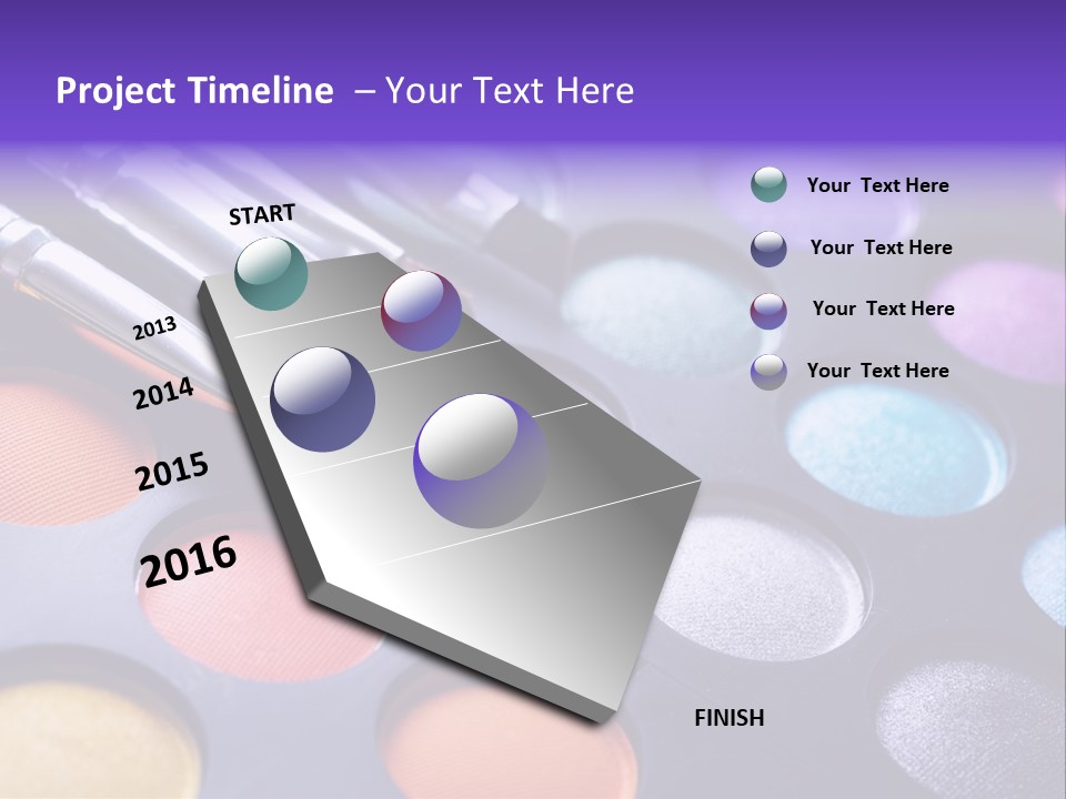 Makeup Brushes PowerPoint Template