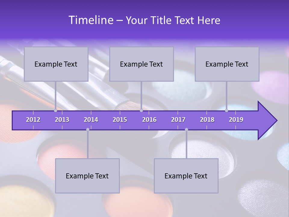 Makeup Brushes PowerPoint Template