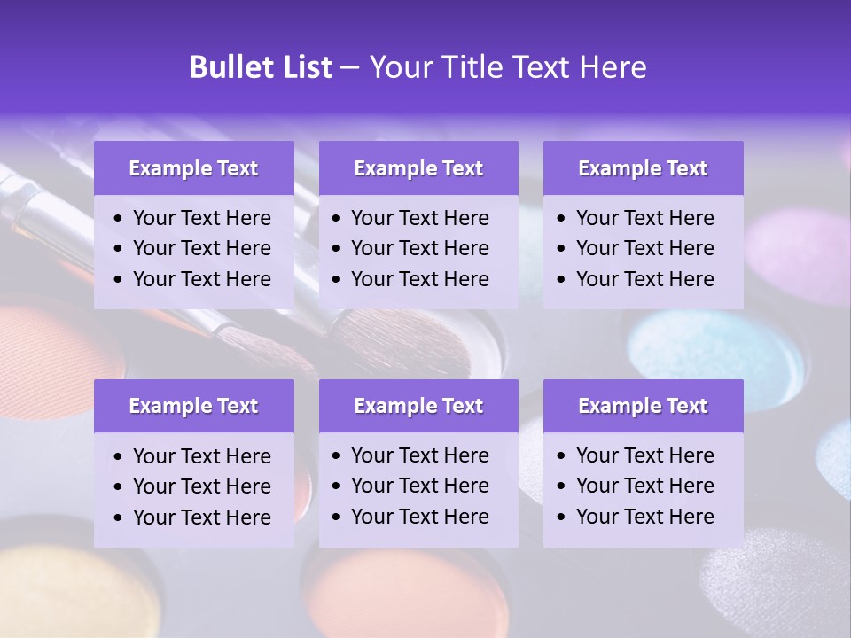 Makeup Brushes PowerPoint Template