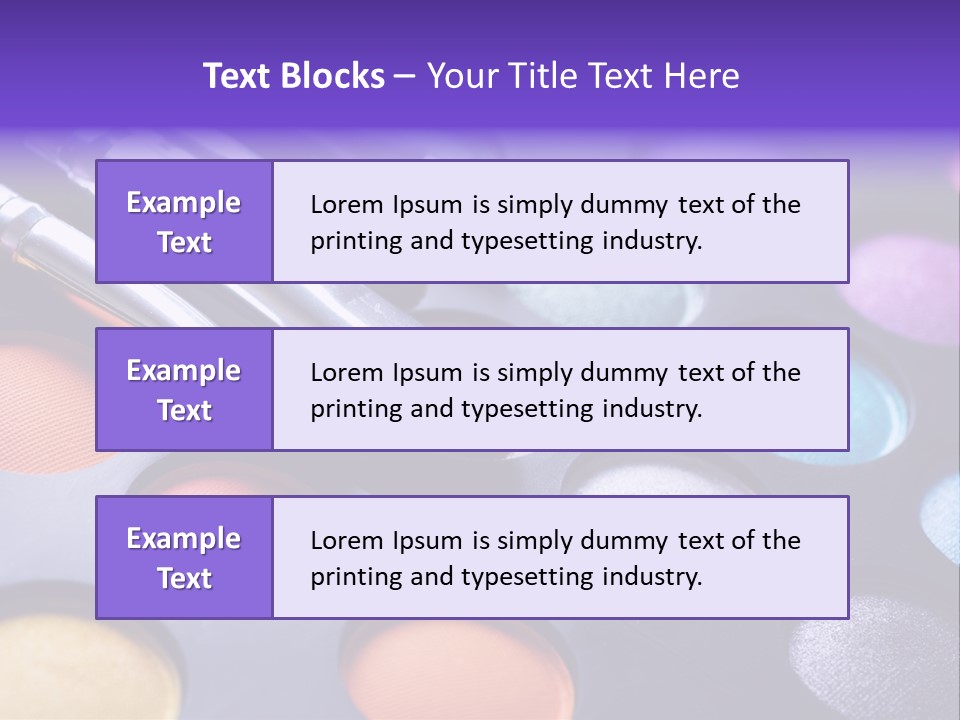 Makeup Brushes PowerPoint Template