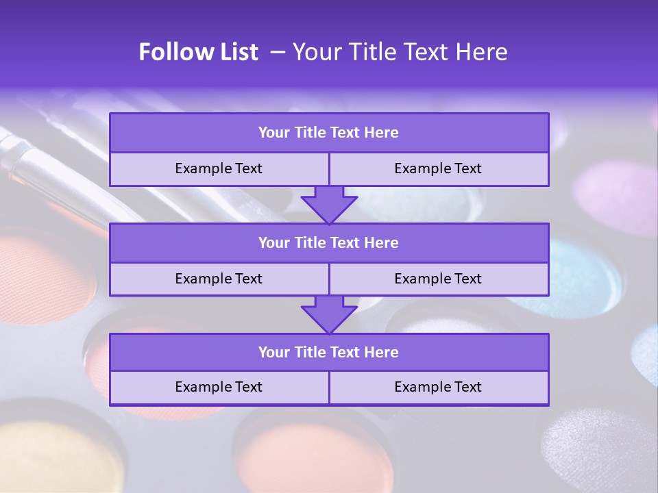 Makeup Brushes PowerPoint Template
