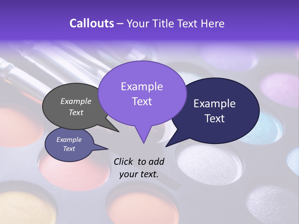 Makeup Brushes PowerPoint Template