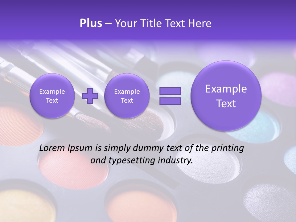 Makeup Brushes PowerPoint Template