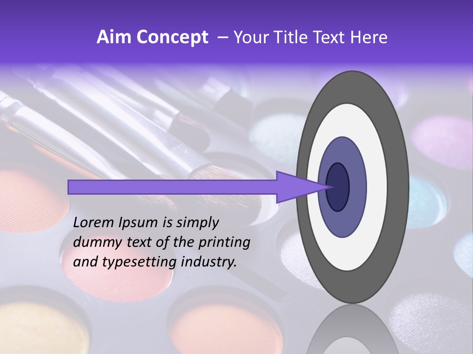 Makeup Brushes PowerPoint Template