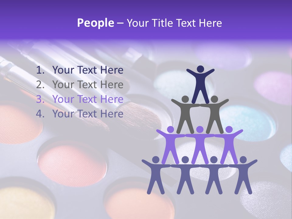 Makeup Brushes PowerPoint Template