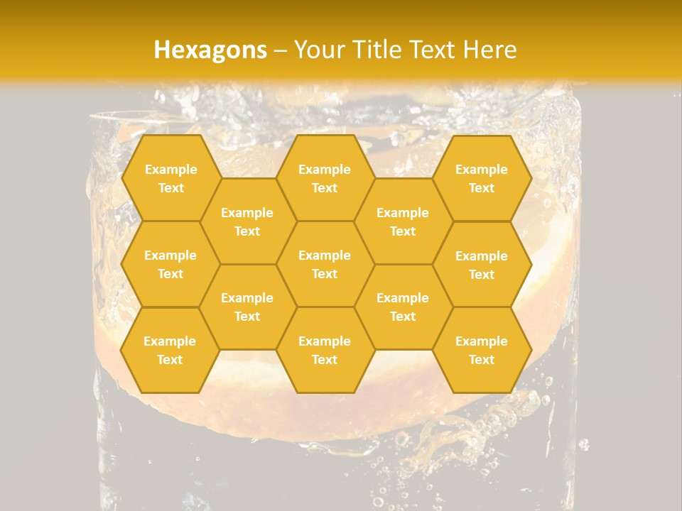 Orange Mandarine Fluidity PowerPoint Template