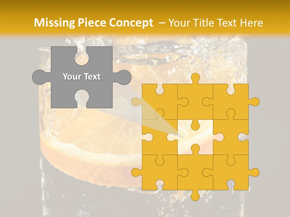 Orange Mandarine Fluidity PowerPoint Template