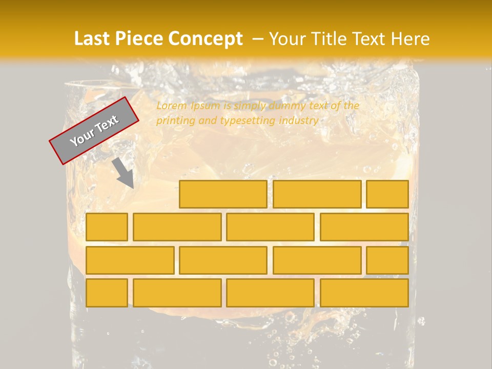 Orange Mandarine Fluidity PowerPoint Template