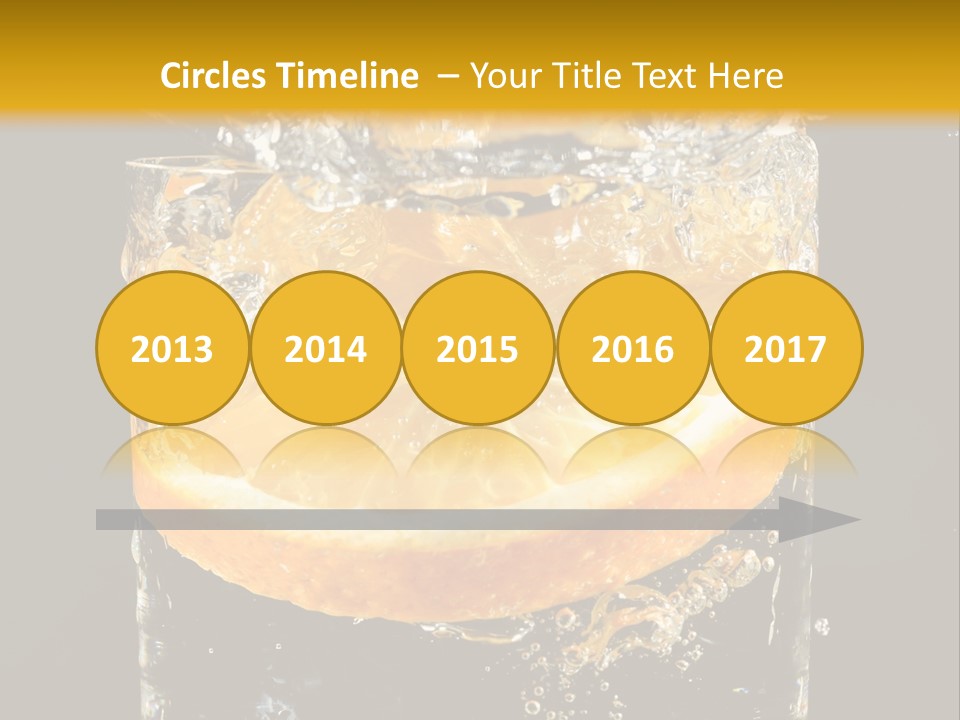 Orange Mandarine Fluidity PowerPoint Template