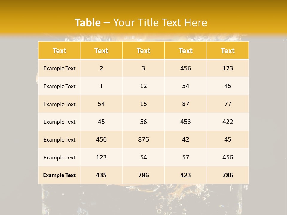 Orange Mandarine Fluidity PowerPoint Template