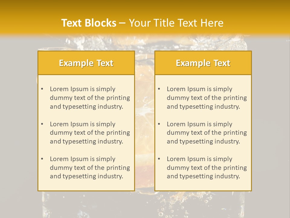 Orange Mandarine Fluidity PowerPoint Template
