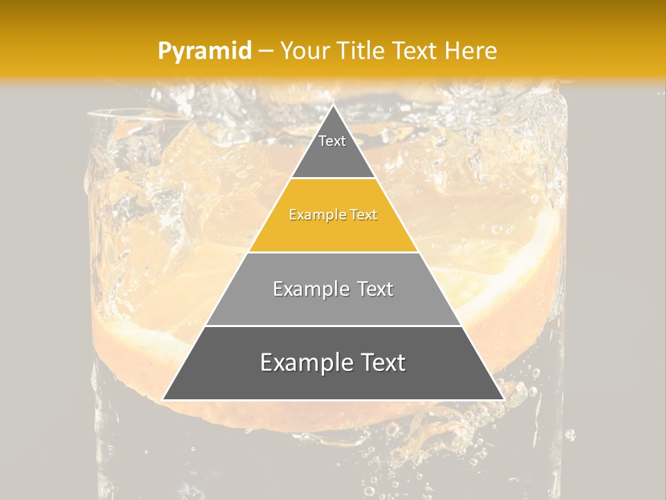 Orange Mandarine Fluidity PowerPoint Template