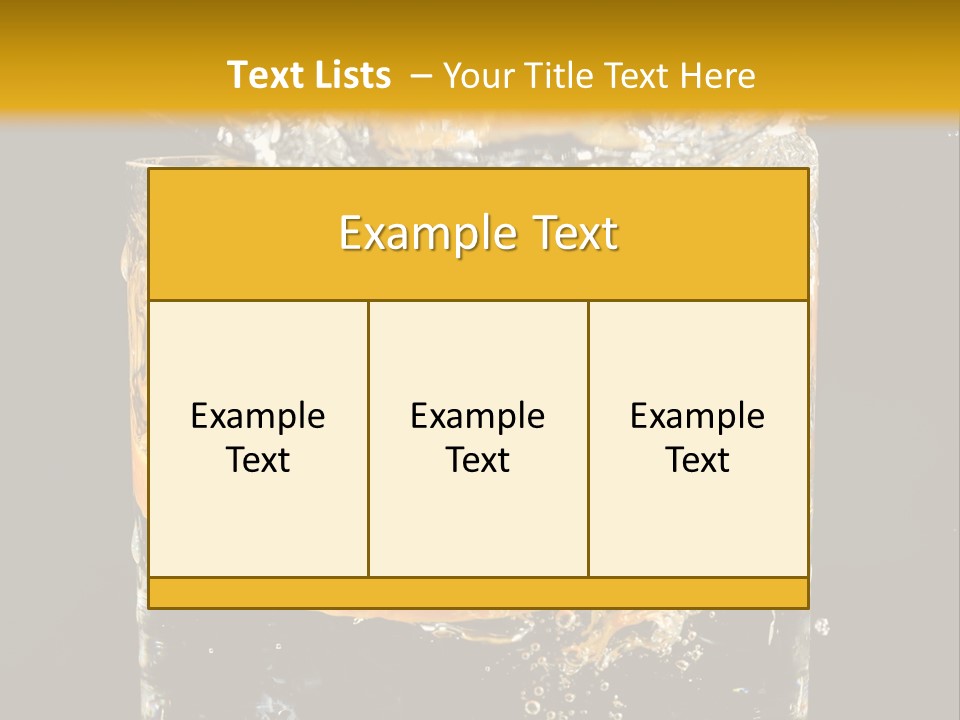 Orange Mandarine Fluidity PowerPoint Template