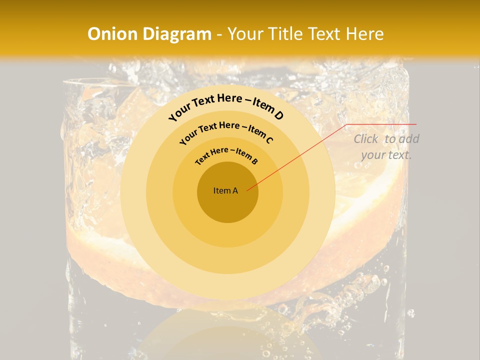 Orange Mandarine Fluidity PowerPoint Template