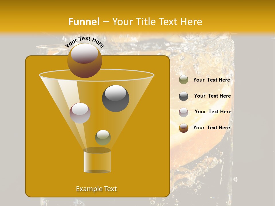 Orange Mandarine Fluidity PowerPoint Template
