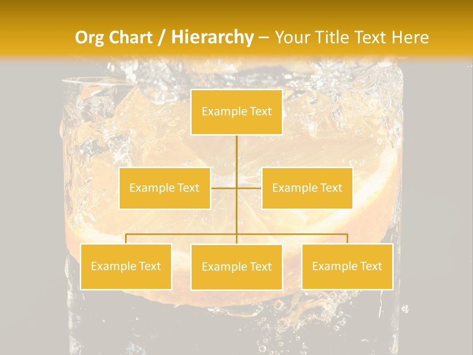 Orange Mandarine Fluidity PowerPoint Template