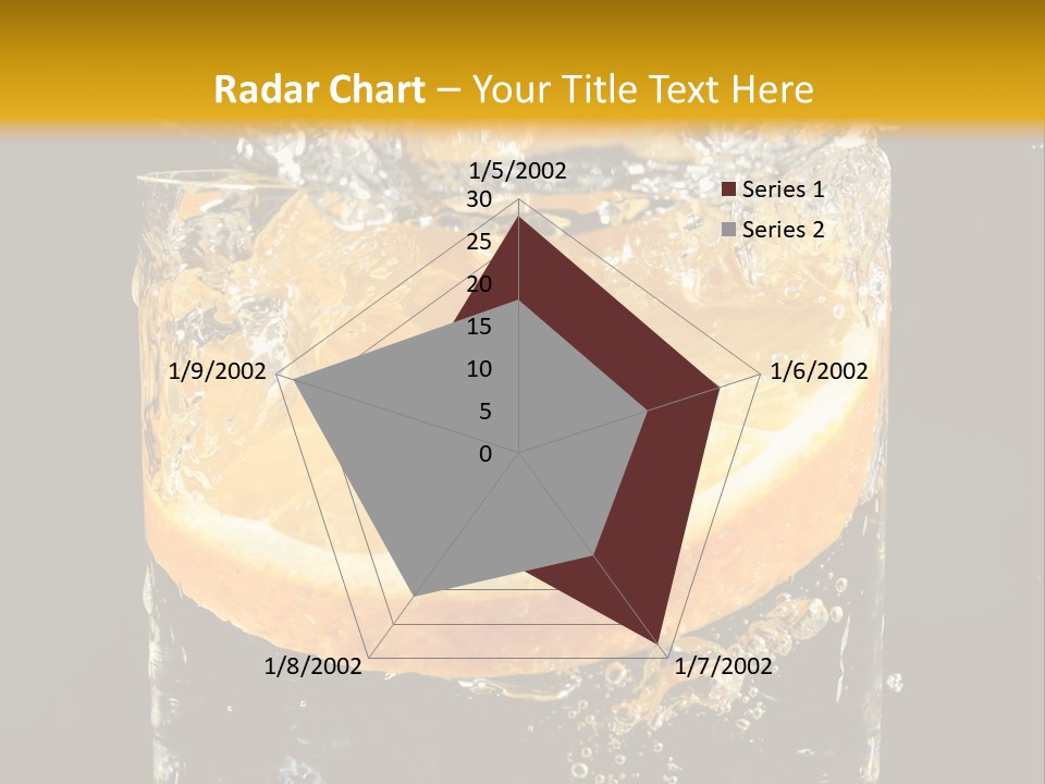 Orange Mandarine Fluidity PowerPoint Template