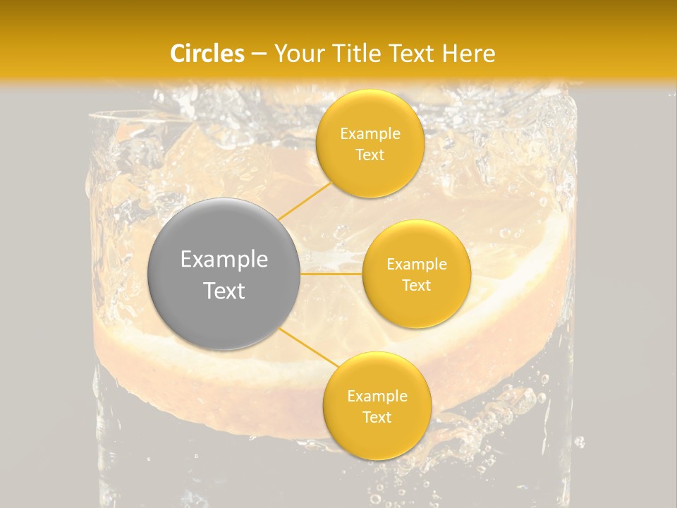 Orange Mandarine Fluidity PowerPoint Template