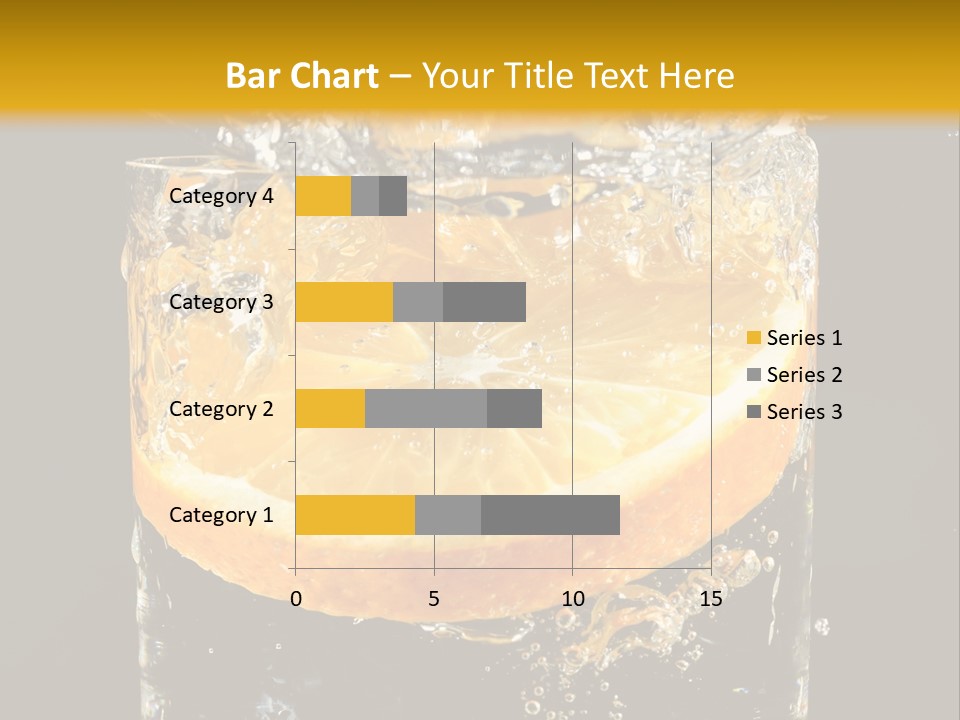 Orange Mandarine Fluidity PowerPoint Template