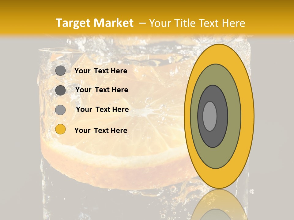 Orange Mandarine Fluidity PowerPoint Template