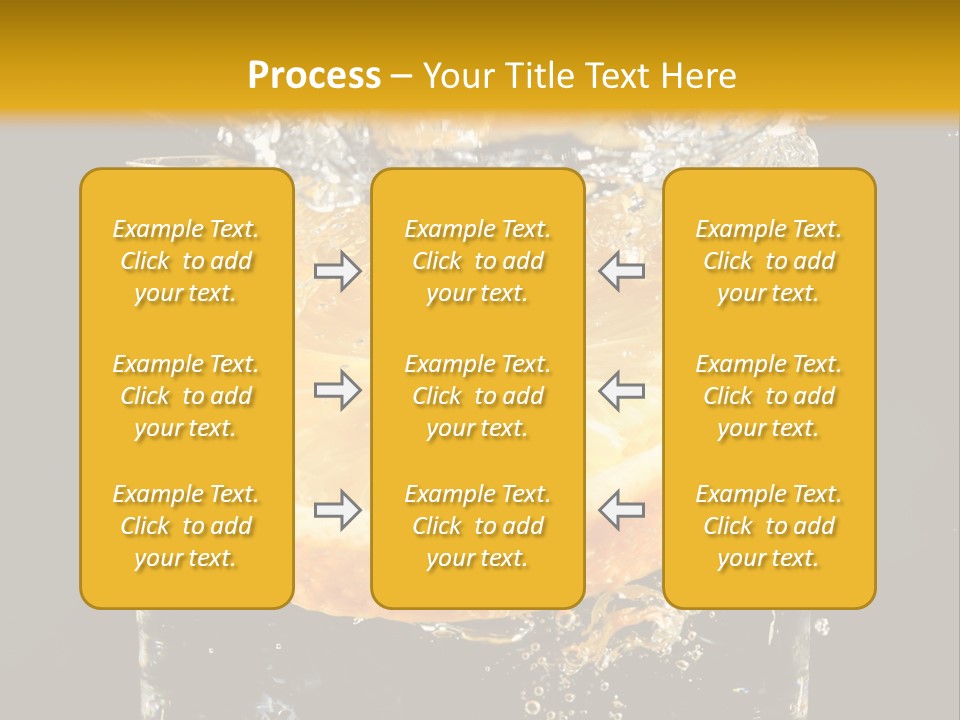 Orange Mandarine Fluidity PowerPoint Template