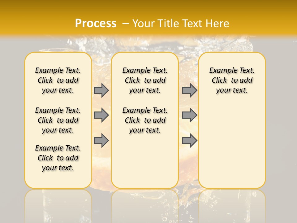 Orange Mandarine Fluidity PowerPoint Template