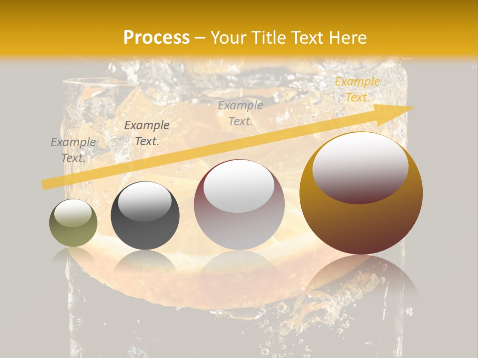 Orange Mandarine Fluidity PowerPoint Template