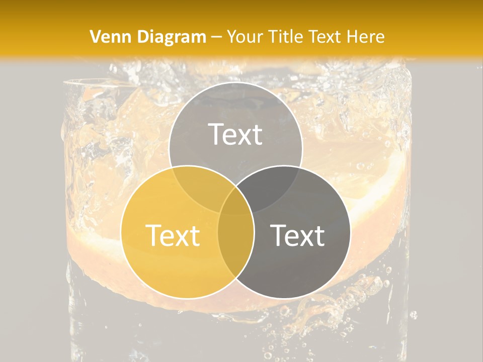 Orange Mandarine Fluidity PowerPoint Template