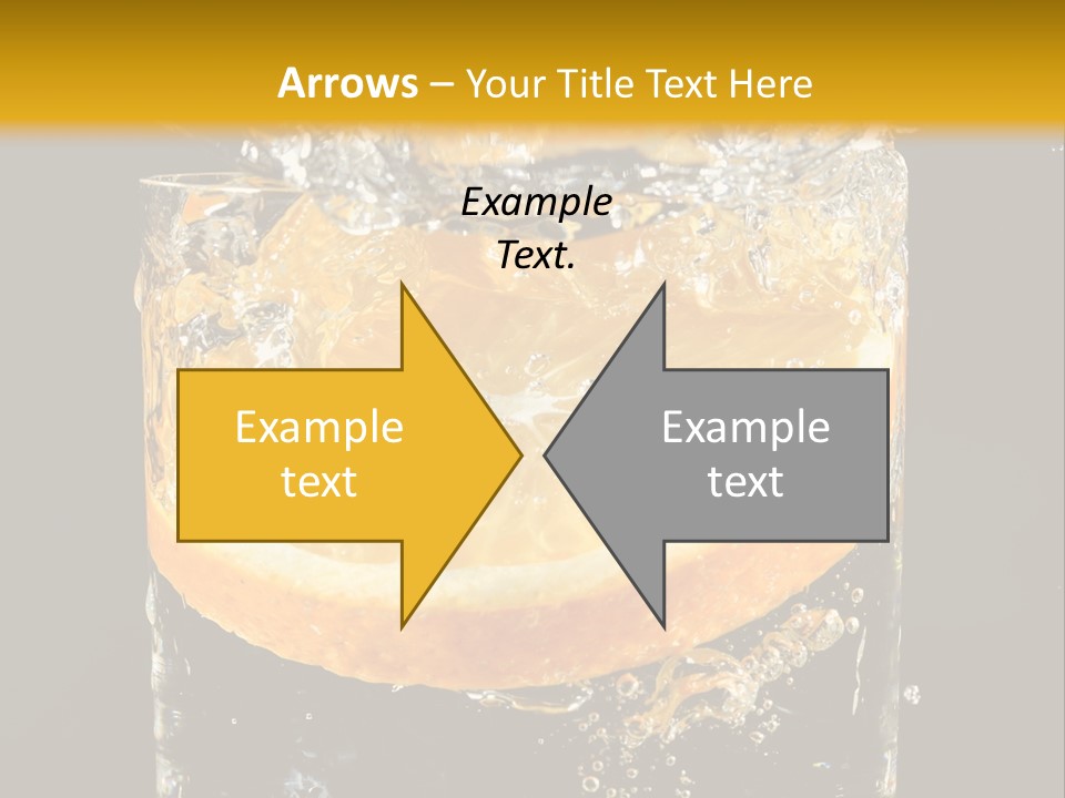 Orange Mandarine Fluidity PowerPoint Template