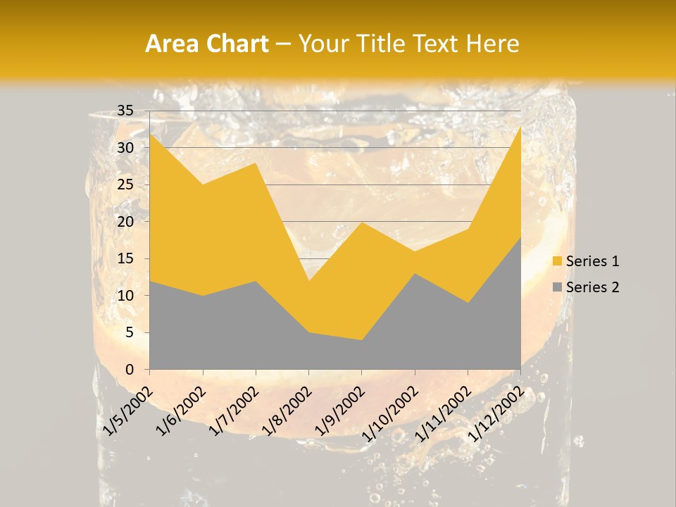 Orange Mandarine Fluidity PowerPoint Template