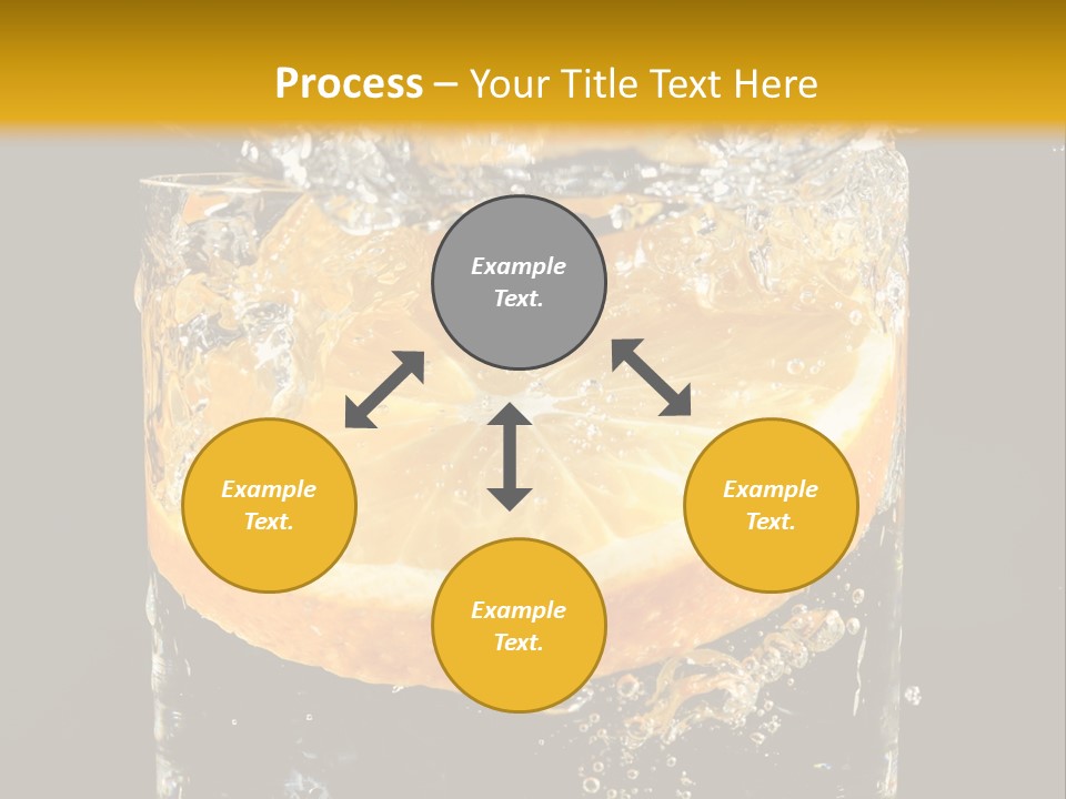 Orange Mandarine Fluidity PowerPoint Template