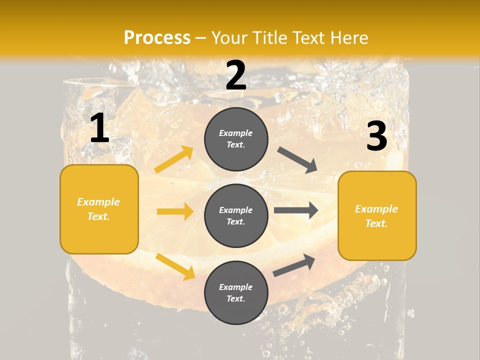 Orange Mandarine Fluidity PowerPoint Template