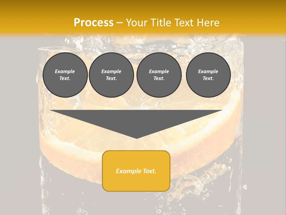 Orange Mandarine Fluidity PowerPoint Template