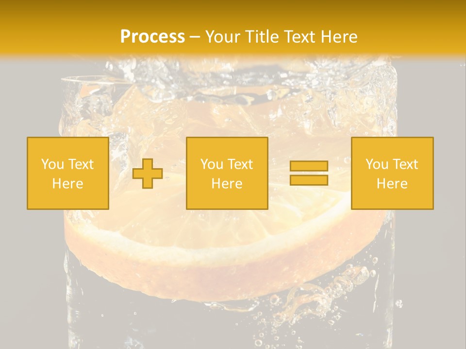 Orange Mandarine Fluidity PowerPoint Template