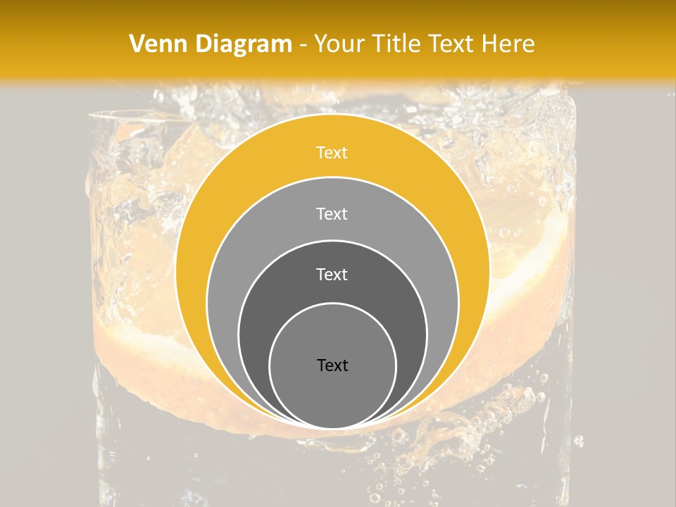 Orange Mandarine Fluidity PowerPoint Template